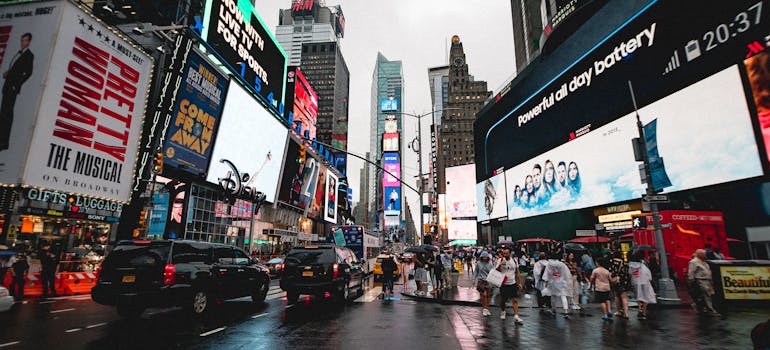 A photo of Times Square