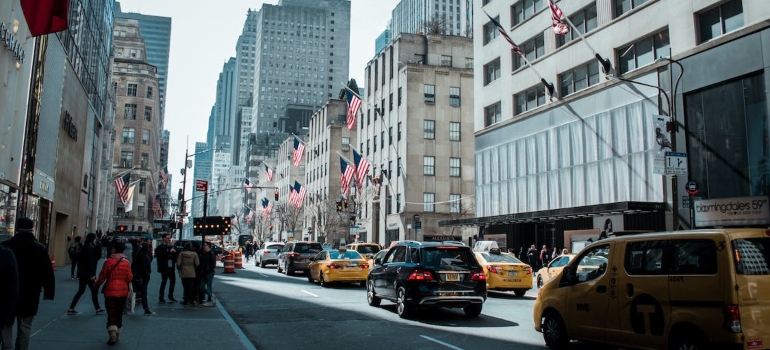 a street in Manhattan
